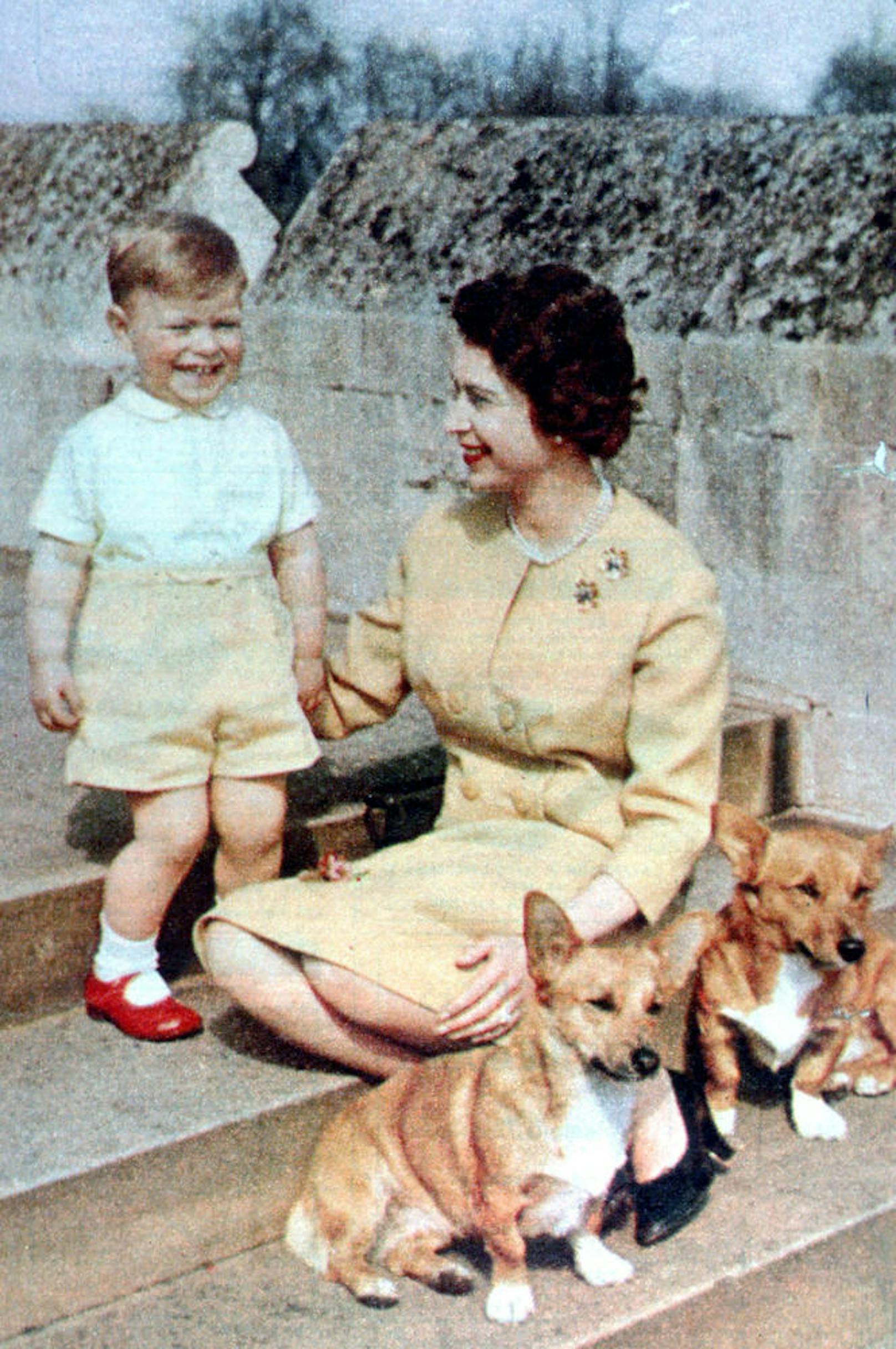Ein altes Foto von Queen Elizabeth II.&nbsp;