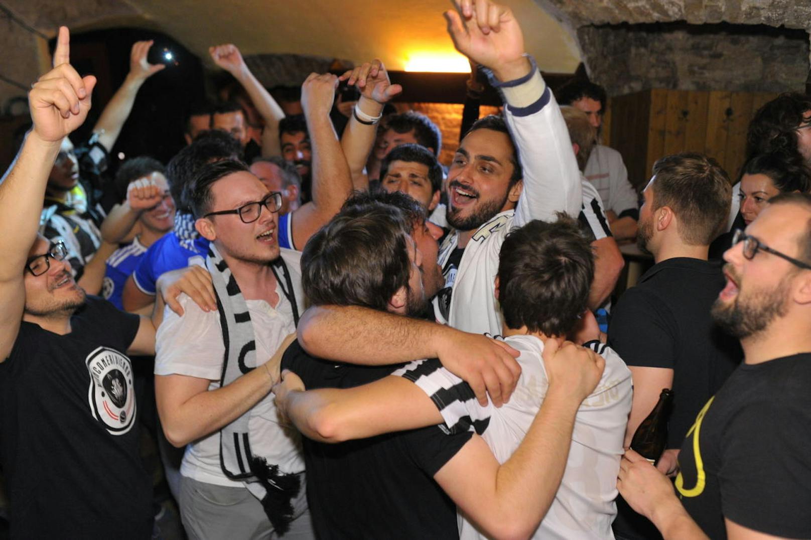 Juve-Fans beim Feiern