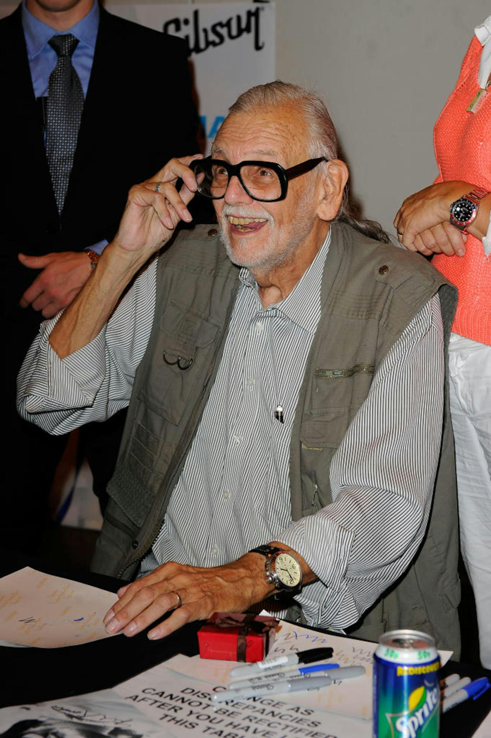 George A. Romero bei der London Film and Comic Con 2014 in England