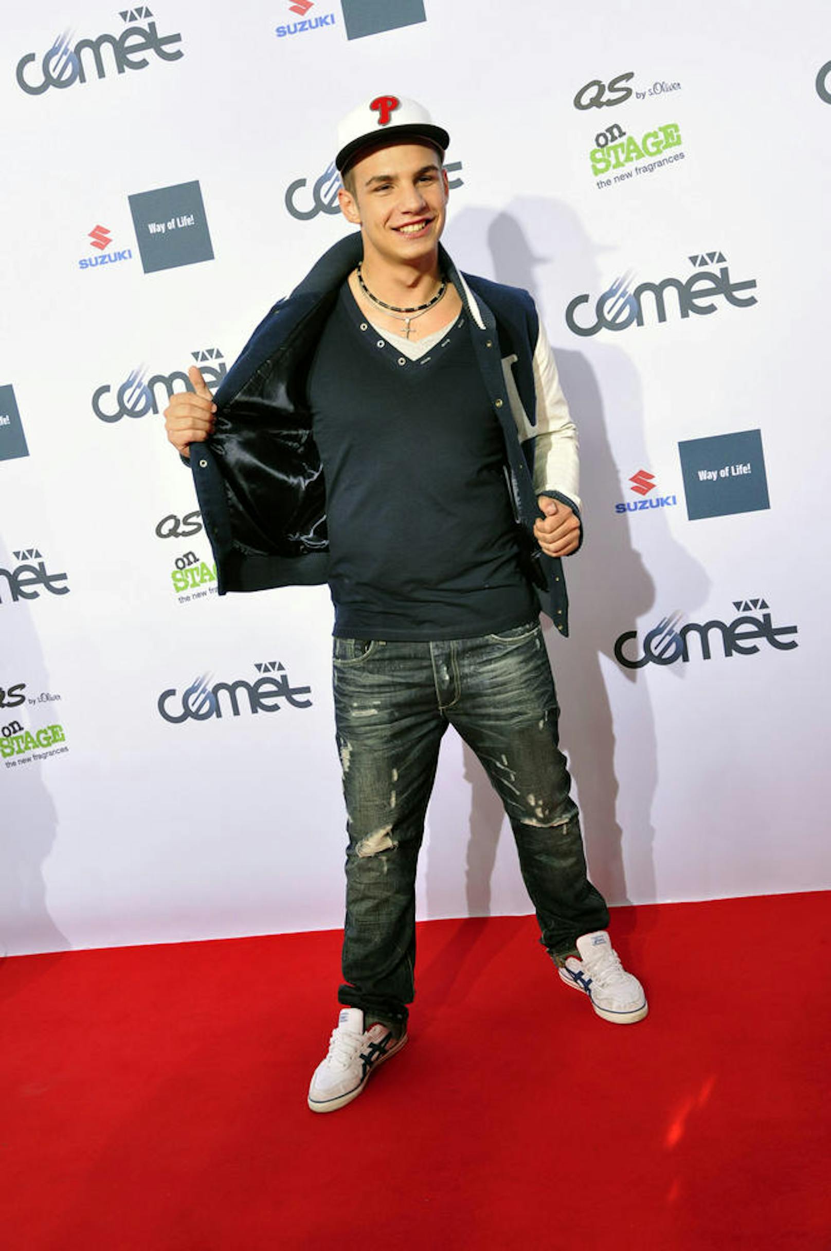 Pietro Lombardi bei der Verleihung des deutschen Musikpreises Comet 2011 in der König-Pilsener-Arena, Oberhausen