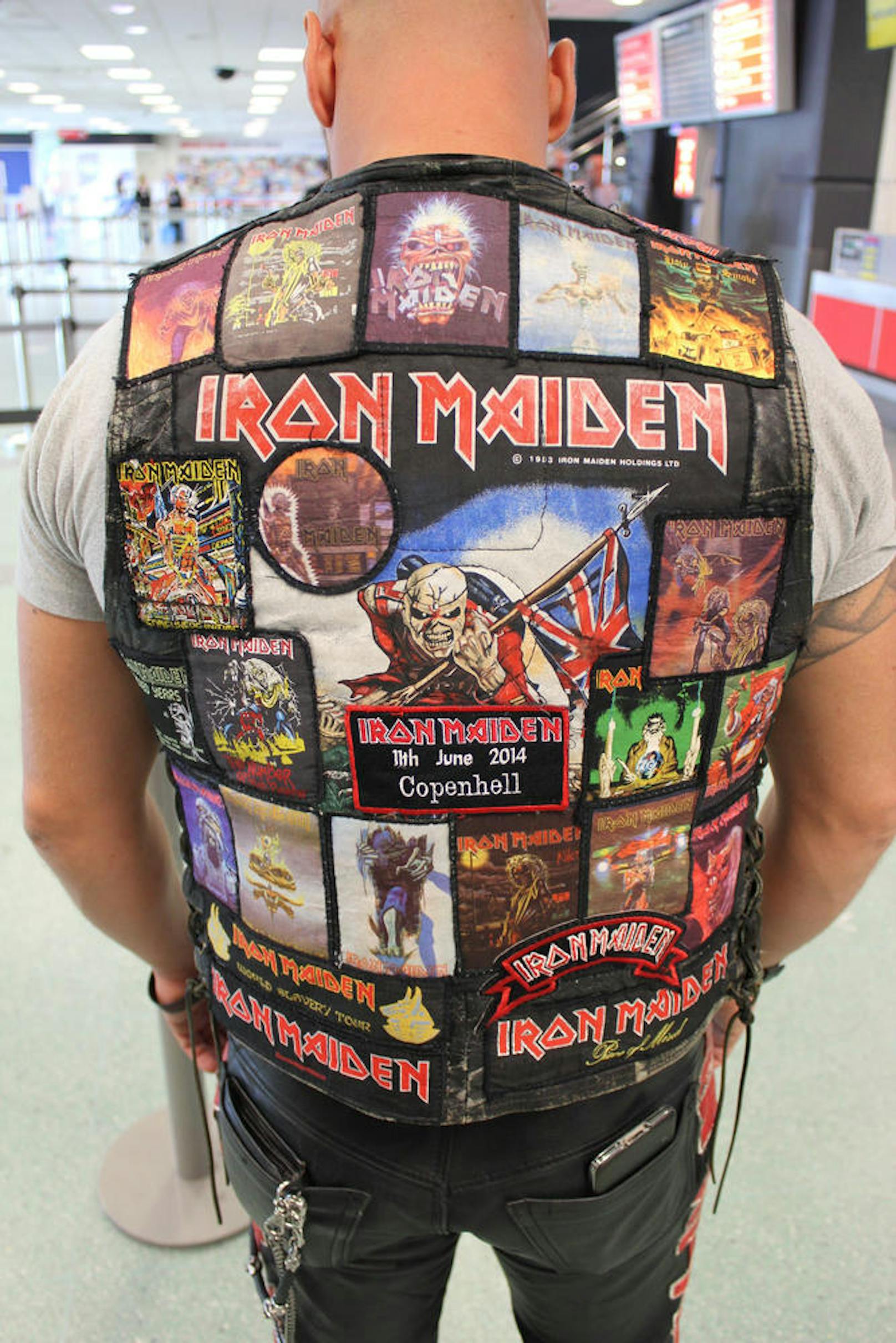 Eine beeindruckende Kutte, die einzig und allein Iron Maiden gewidmet ist.