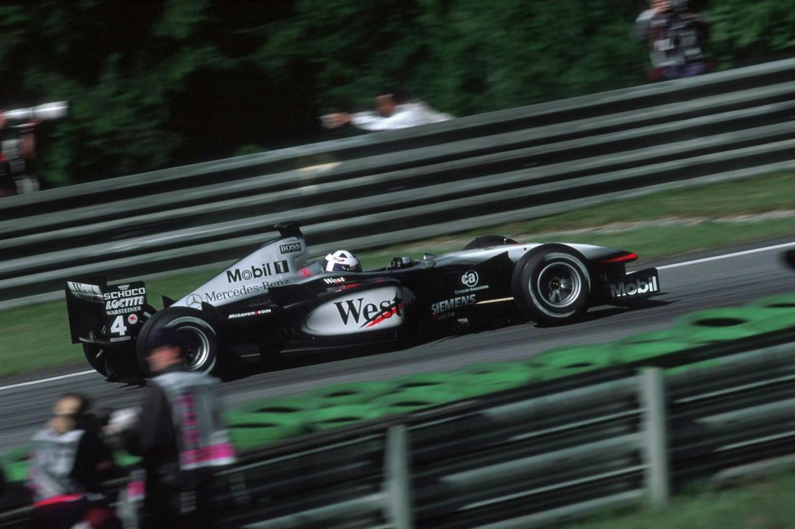 Auch Häkkinens Teamkollege David Coulthard (GBR) trug sich 2001 in die Siegerliste ein.