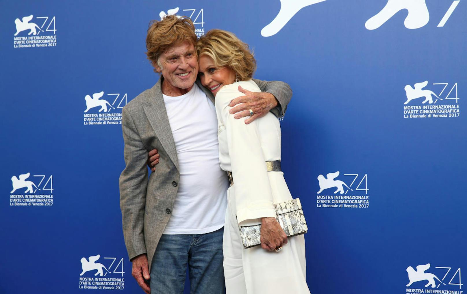 Ein Herz und eine Seele: Jane Fonda und Robert Redford hatten die Fotografen in der Hand. Auch Posen will gelernt sein