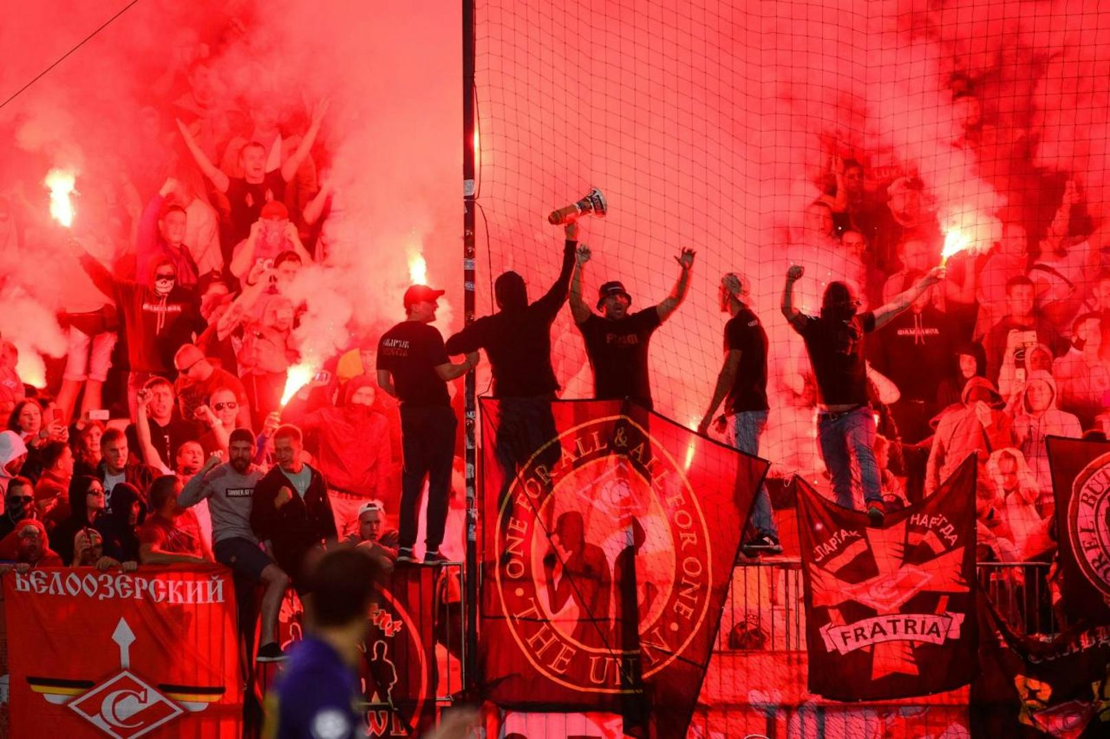 Spartak-Moskau-Fans zündelten in Maribor