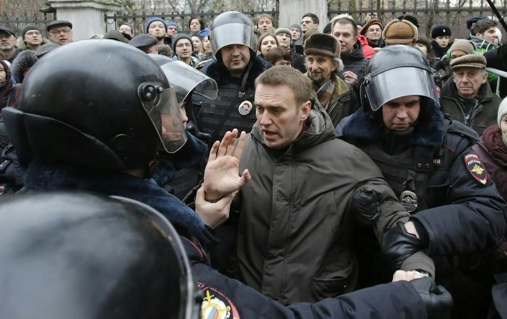 Alexej Navalny musste sich 2014 vor Gericht verantworten - wegen Teilnahme an einer regierungskritischen Demonstration im Jahre 2012.