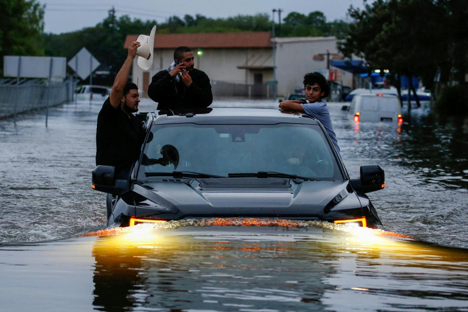 Hurrikan "Harvey" richtete in Houston (Texas) verheerende Schäden an.
