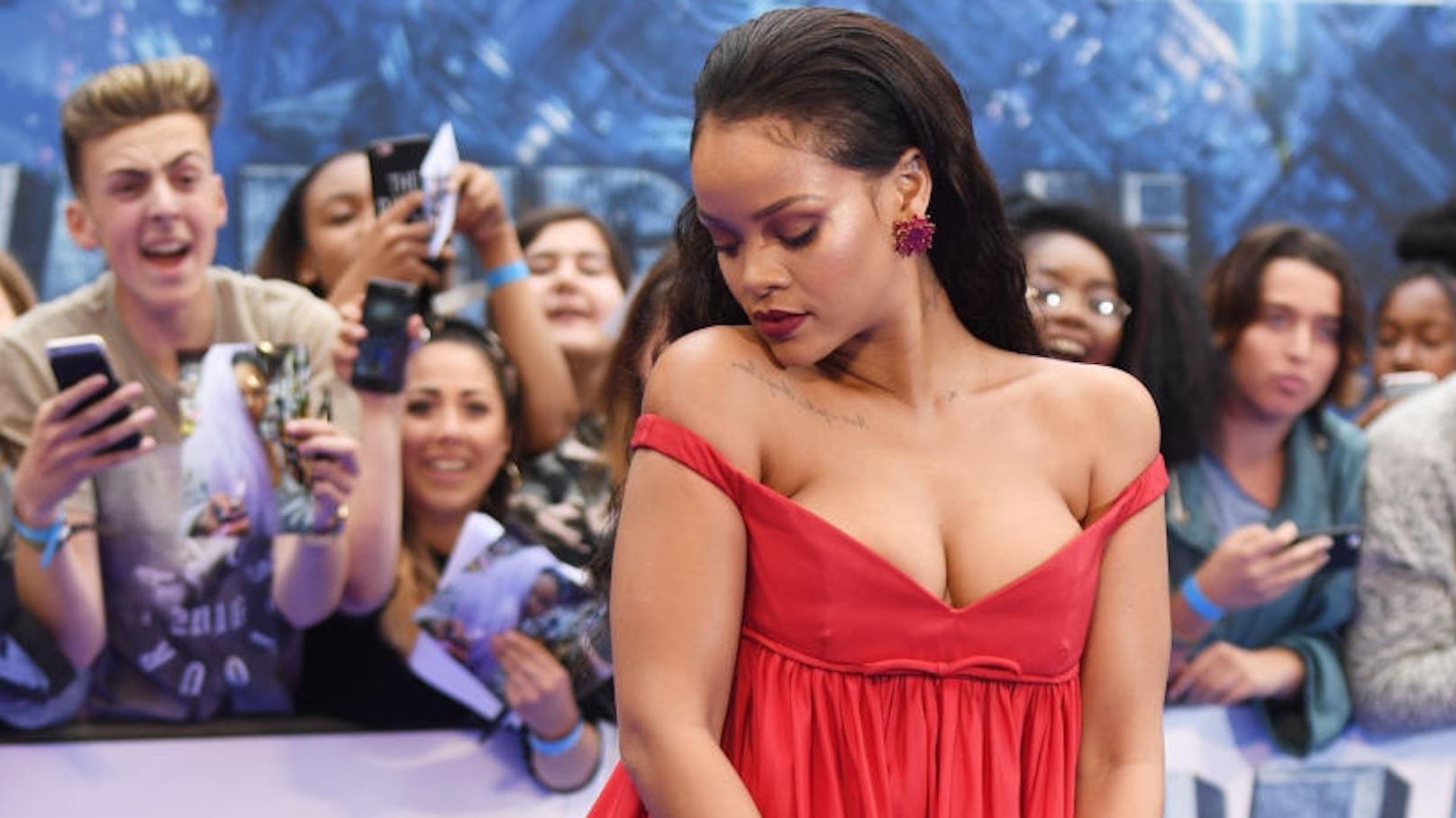 Superstar <strong>Rihanna</strong> braucht nicht viel, um ihrer Fangemeinde den Atem zu rauben.