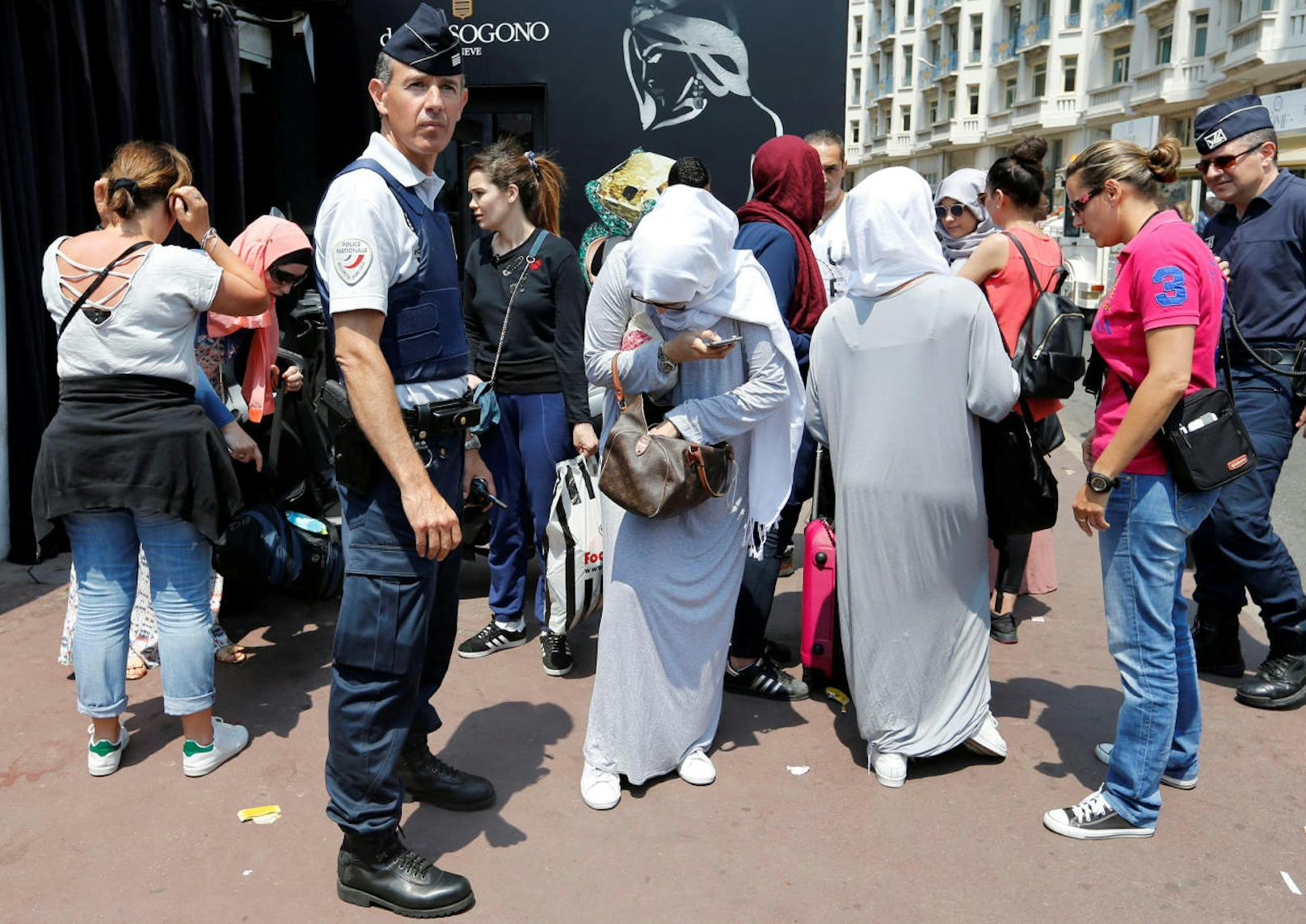Burkini-Eklat in Cannes: Mehrere Frauen wurden vorläufig festgenommen.