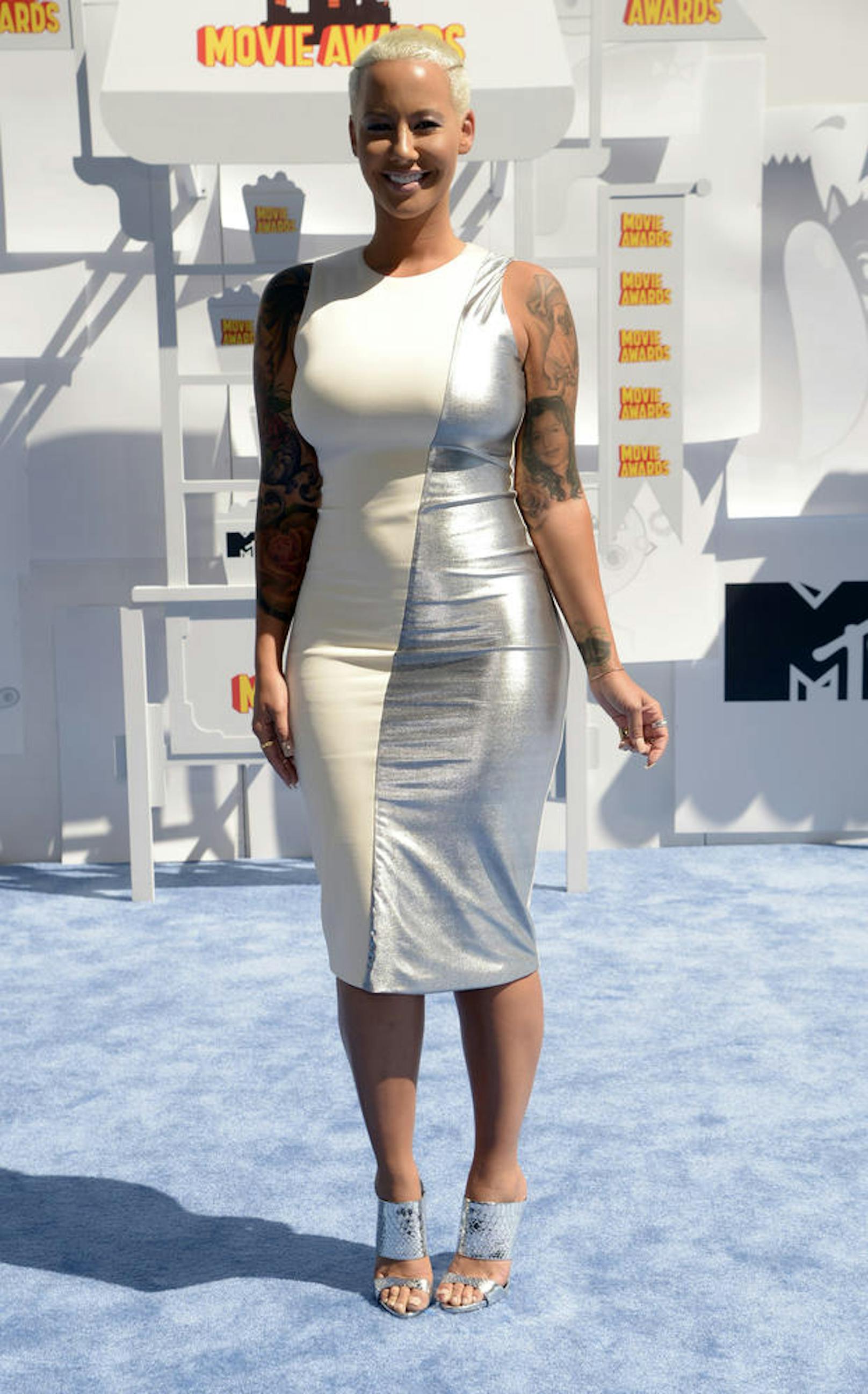 Amber Rose 2015 bei den MTV Movie Awards in Los Angeles.