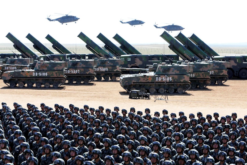 Die chinesische Armee feierte den 90. Jahrestag ihrer Gründung mit einer riesigen Militärparade