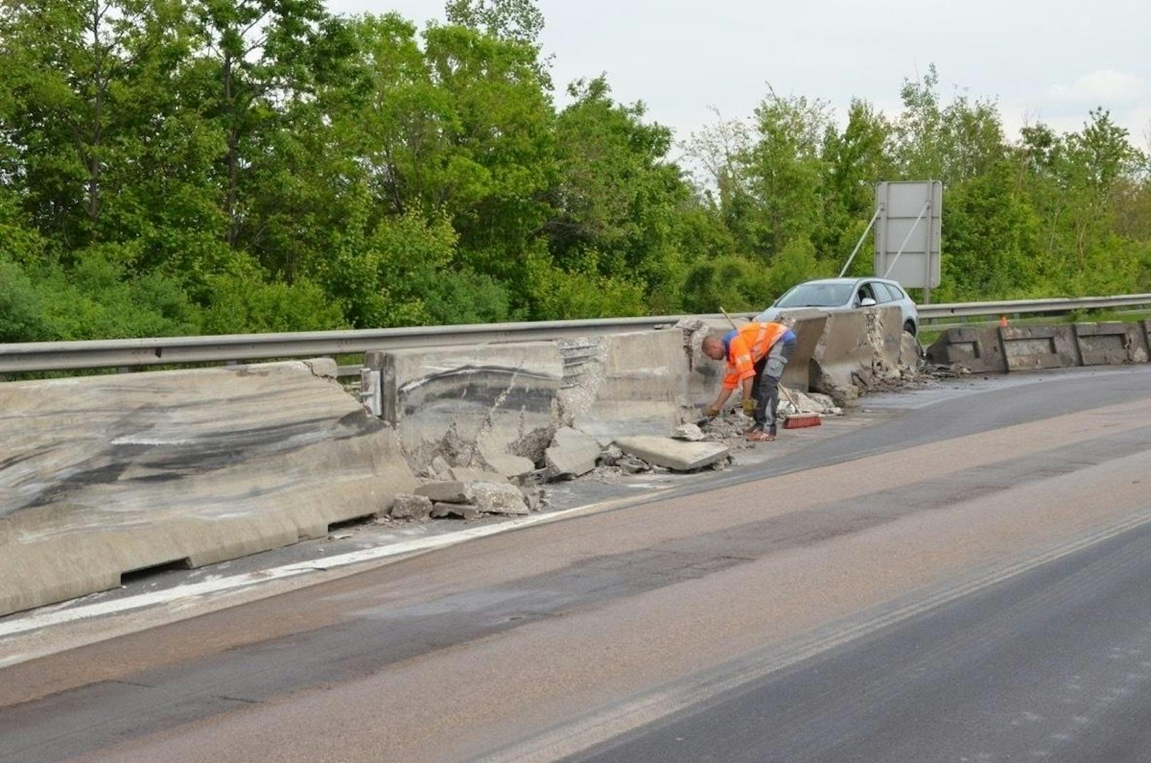 Lkw-Unfall auf der A4