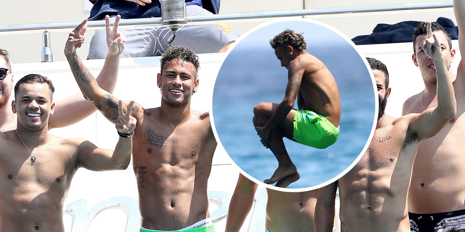 Kaum in Frankreich angekommen, legte Neo-Paris-Superstar Neymar einen Kurzurlaub in St. Tropez ein. "Heute" hat die Bilder vom Yacht-Trip mit seinen Freunden.