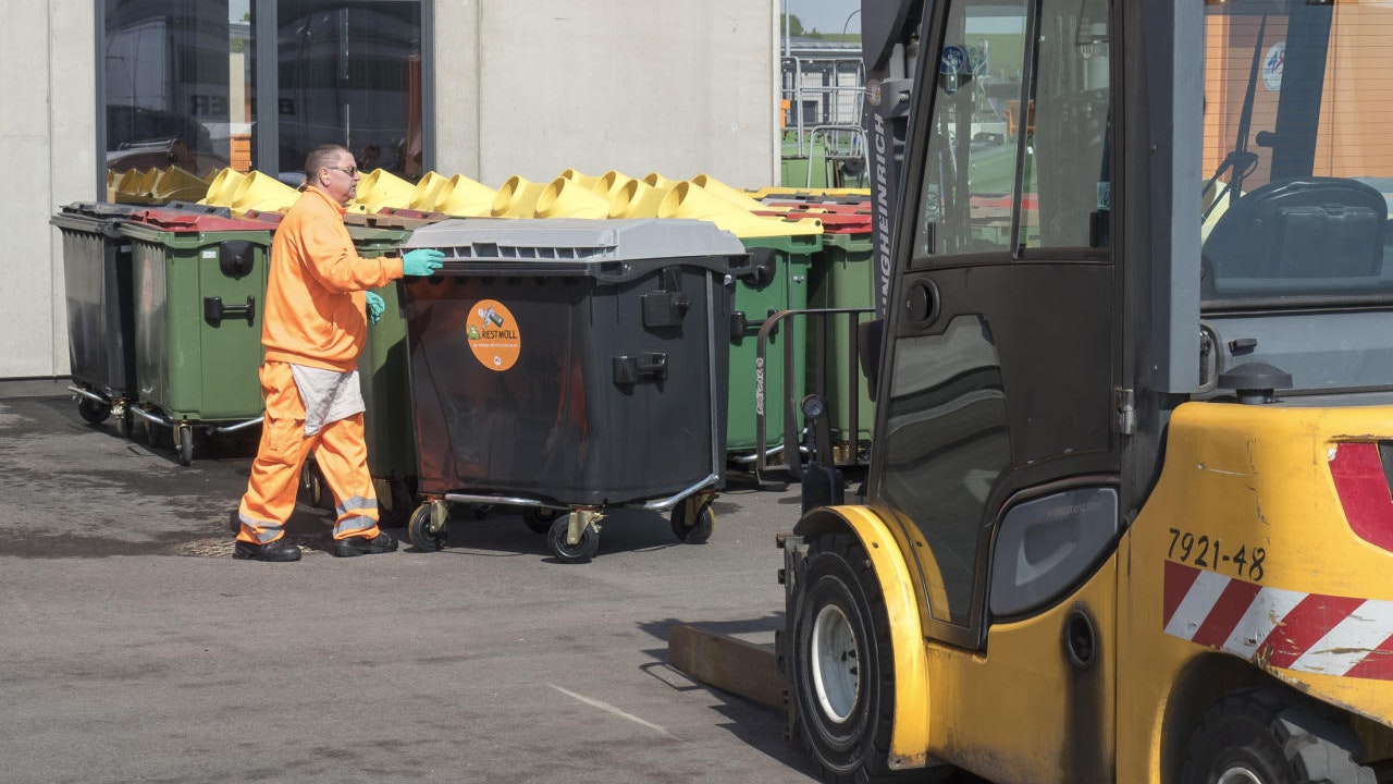 MA48-Behälterlogistikzentrum in der Donaustadt
