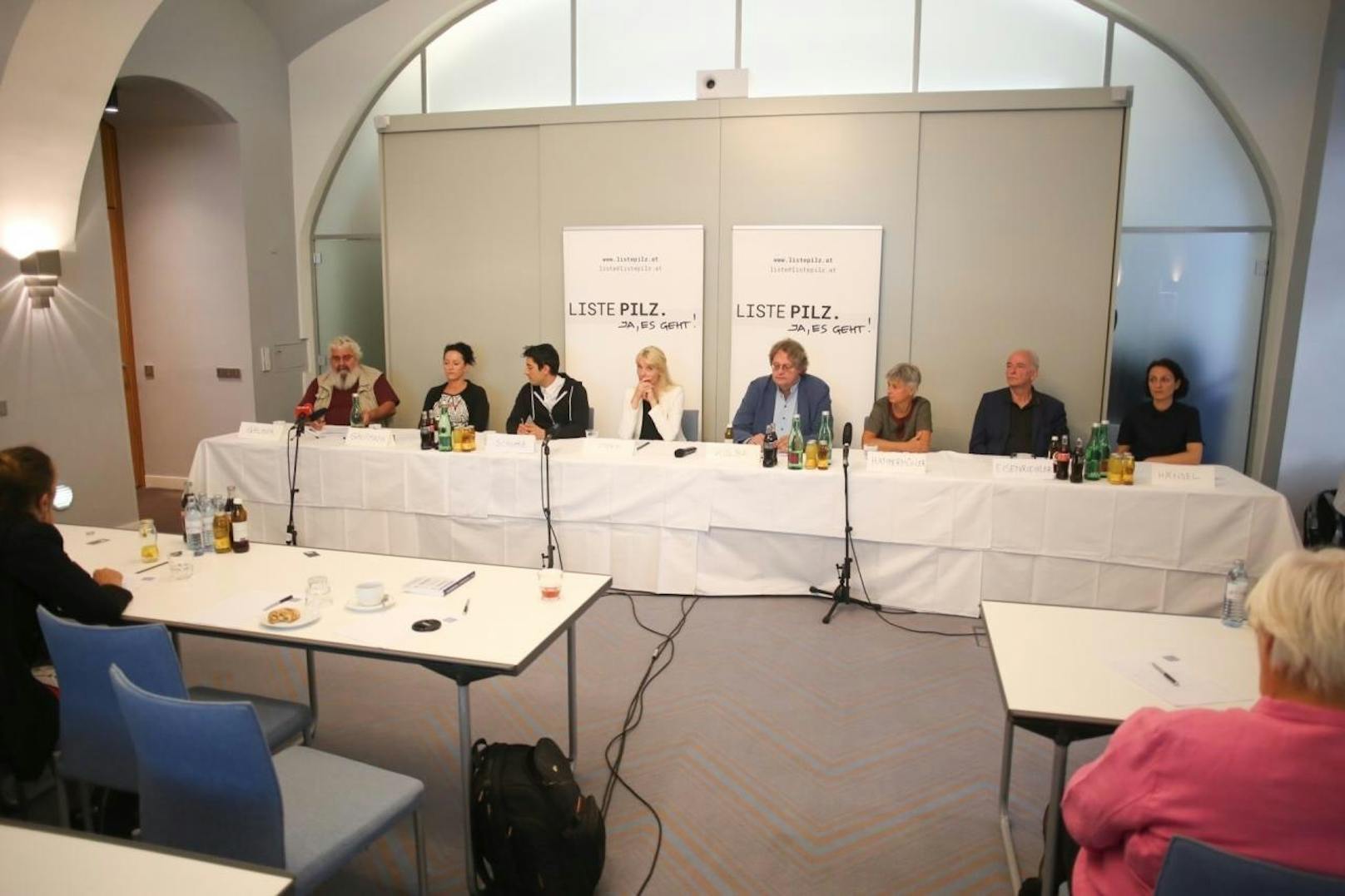 Die NÖ-Spitzenkandidaten der "Liste Peter Pilz" wurden am Mittwoch in St. Pölten präsentiert.
