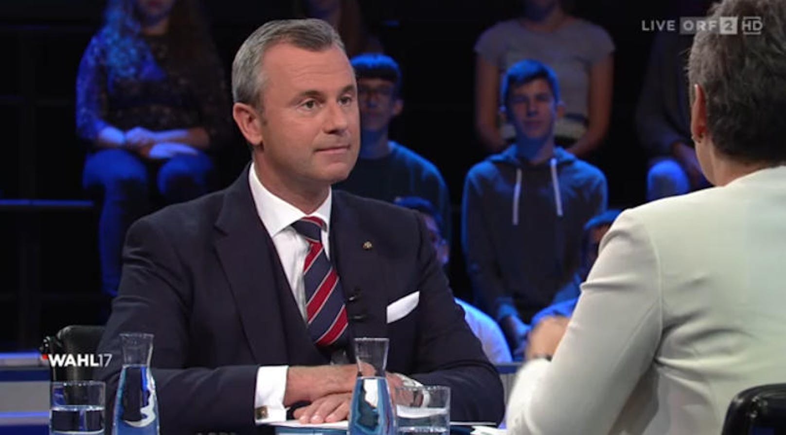 Norbert Hofer und Ulrike Lunacek in der Wahl-Konfrontation