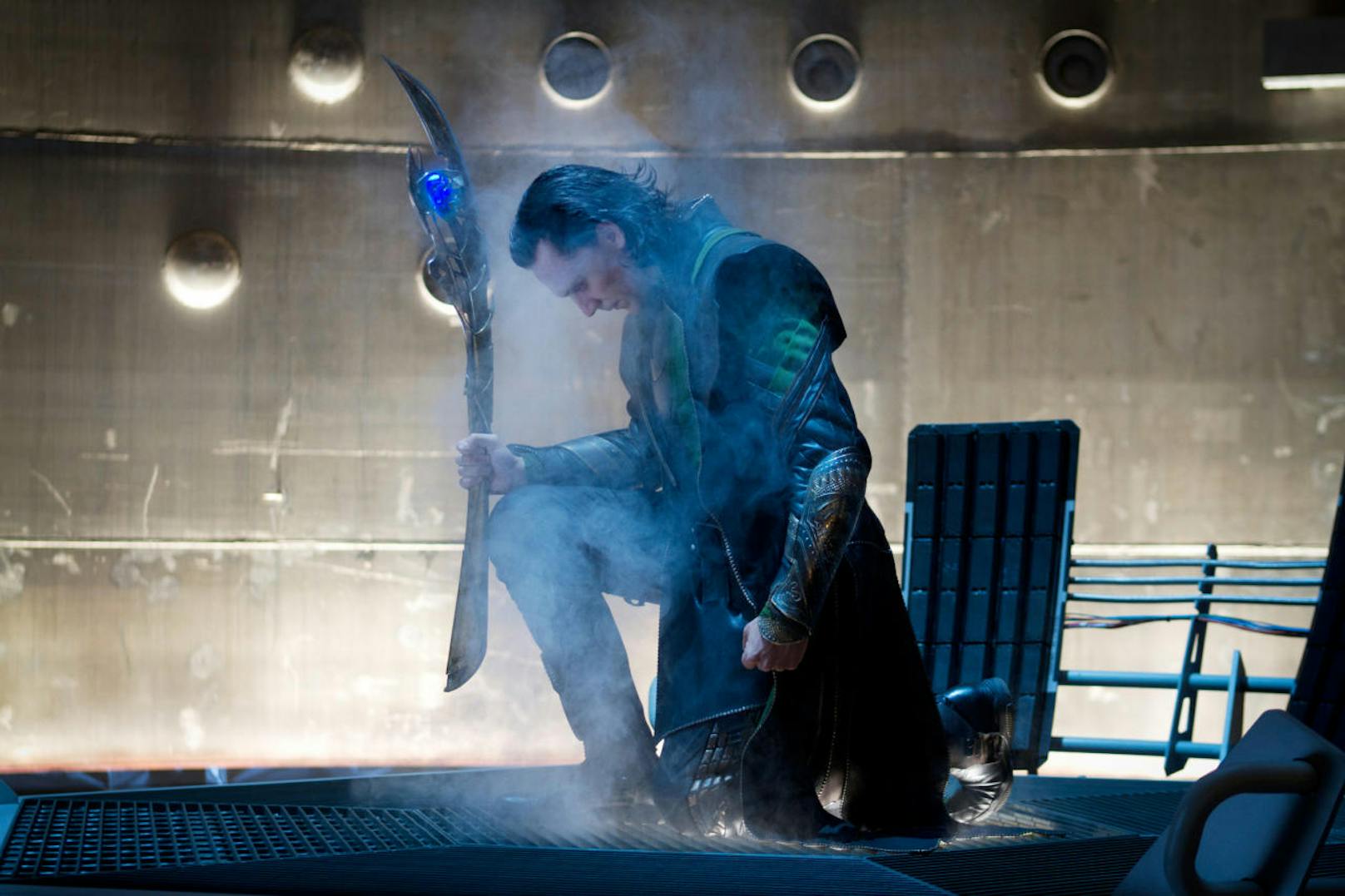 Tom Hiddleston als Halbgott Loki in Marvels Avengers