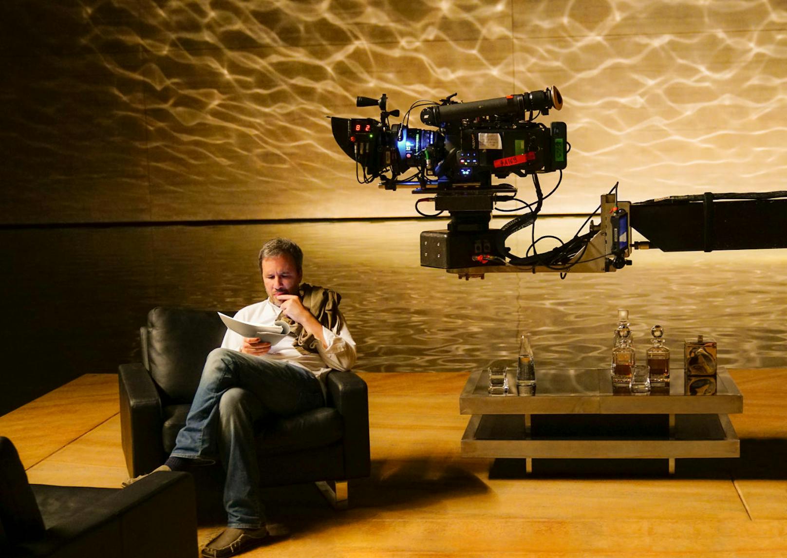 Denis Villeneuve am Set von "Blade Runner 2049"