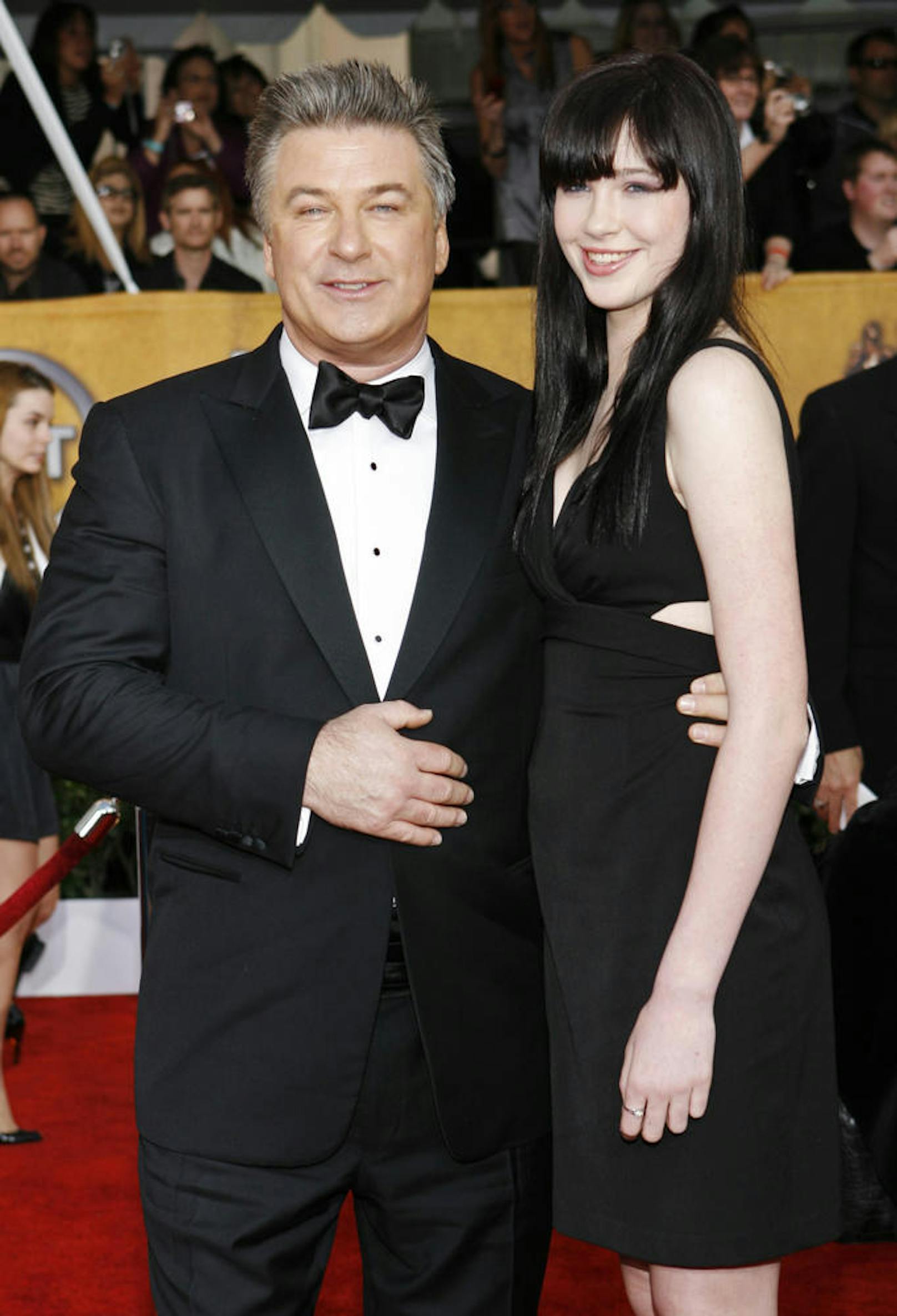Alec Baldwin mit seiner Tochter Ireland bei den 15. Screen Actors Guild Awards in Los Angeles, 2009.