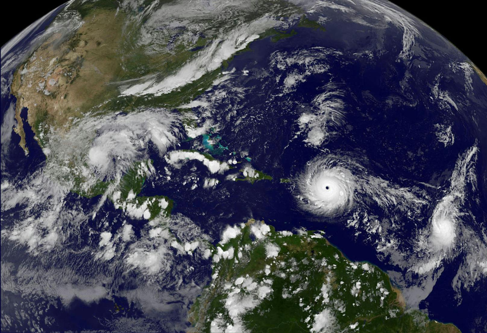 Bedroht die Karibik, Florida und die US-Ostküste: Hurrikan Irma.