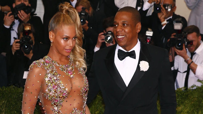 Beyonce und Jay-Z bei der Metropolitan Museum of Art Costume Institute Gala, 2015 in Manhattan, New York.