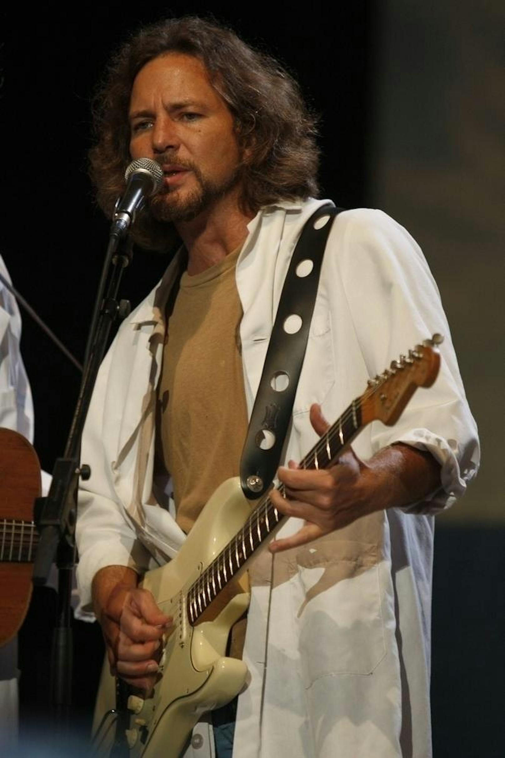 Sänger Eddie Vedder bei einem Gig in den USA