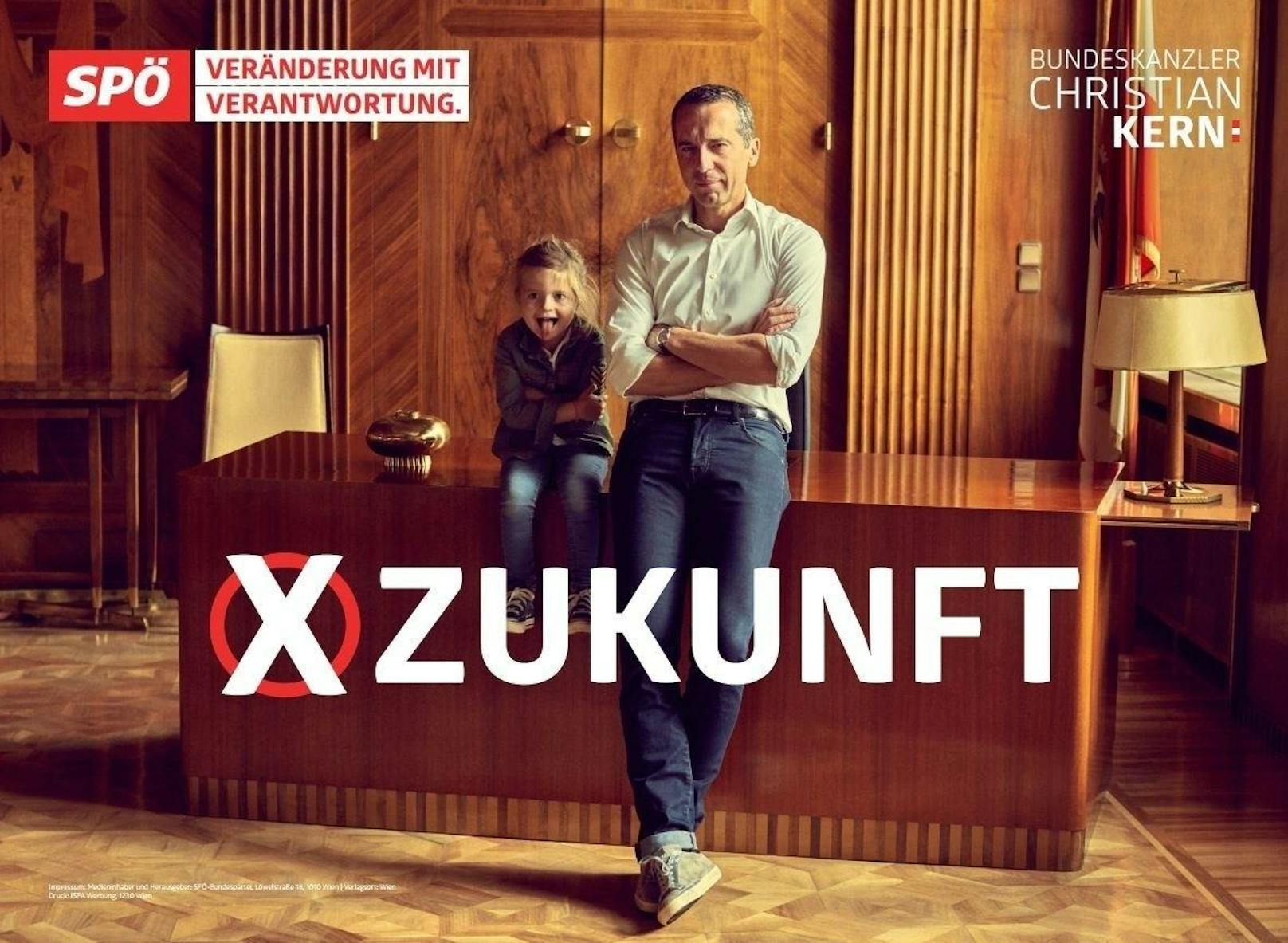 Die neuen Plakate der SPÖ.