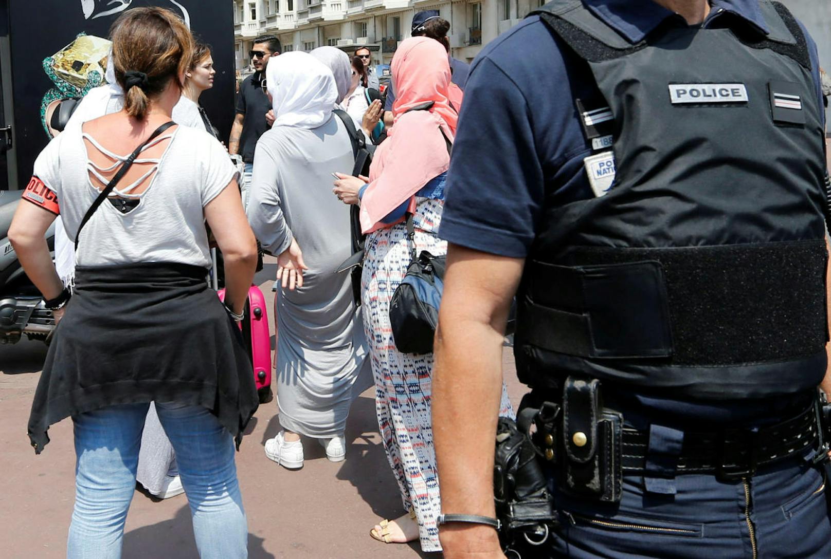 Burkini-Eklat in Cannes: Mehrere Frauen wurden vorläufig festgenommen.