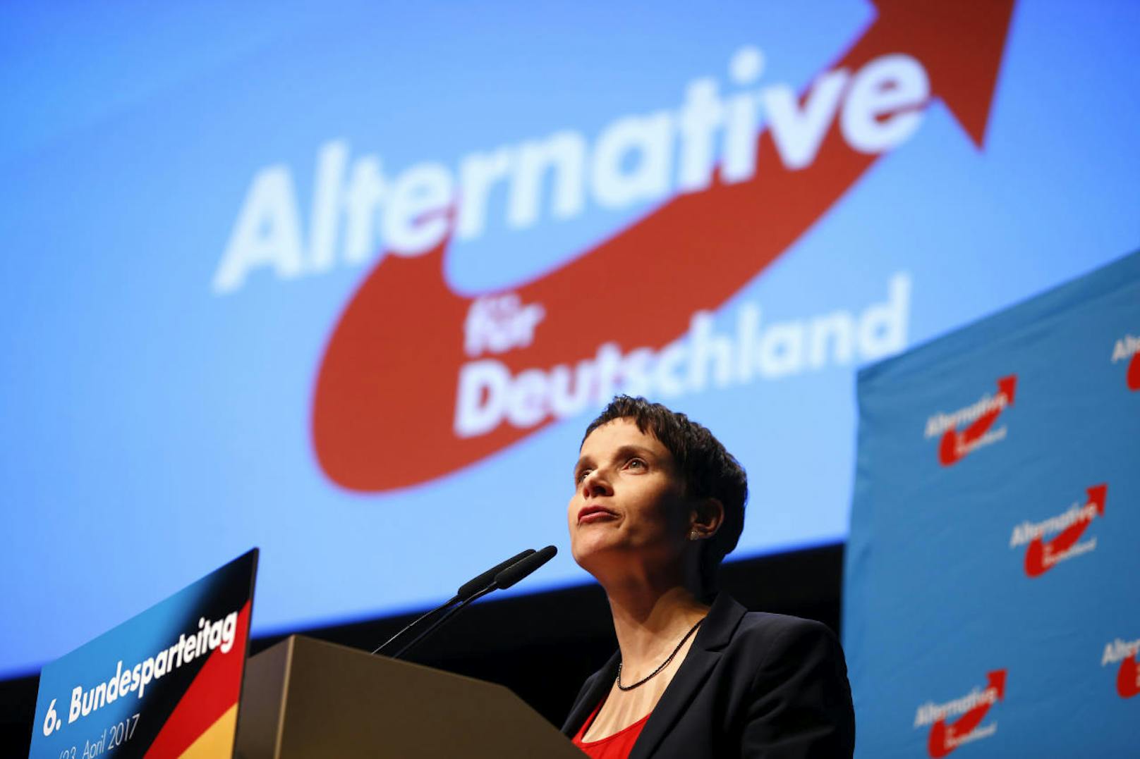 Frauke Petry am Parteitag der AfD