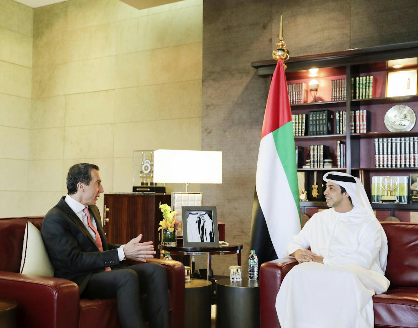 Am 25. Mai 2017 besuchte Bundeskanzler Christian Kern die Vereinigten Arabischen Emiraten
