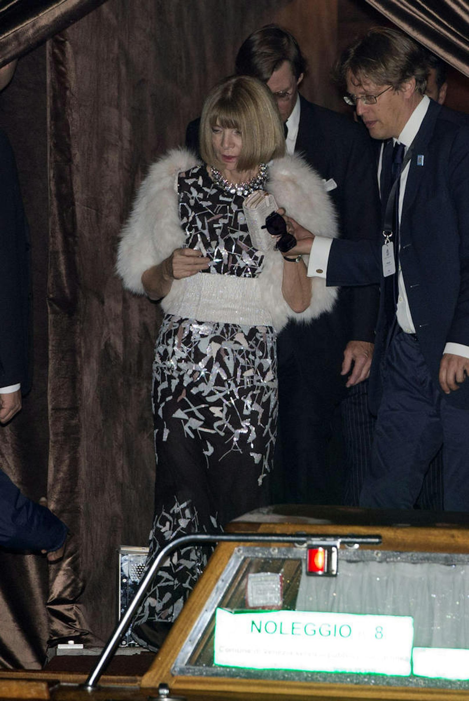 Auch "Vogue"-Chefin Anna Wintour war Gast bei der Sause.