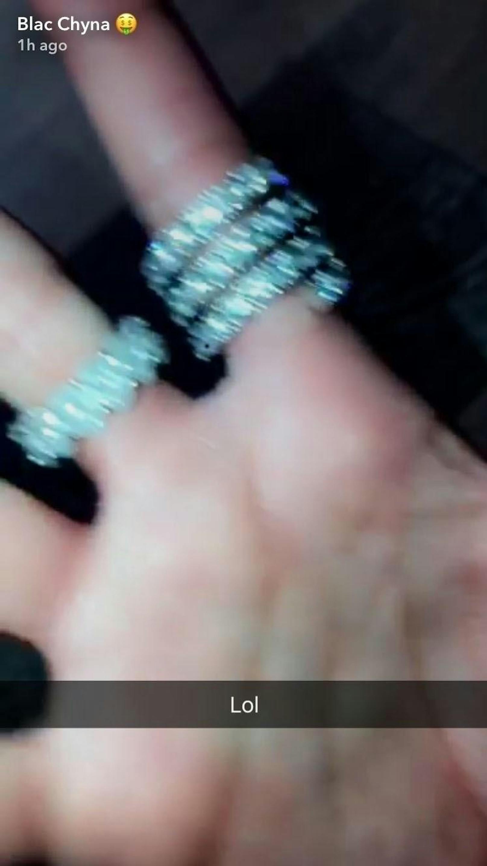 Rob Kardashian postet Fotos des Schmucks, den er Blac Chyna gekauft hat