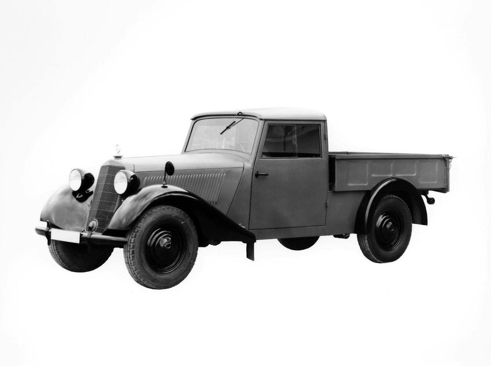 Mercedes-Benz Typ 170 V Pritschenwagen, 1946-49 (mit dem Fahrerhaus der ersten Ausführung).