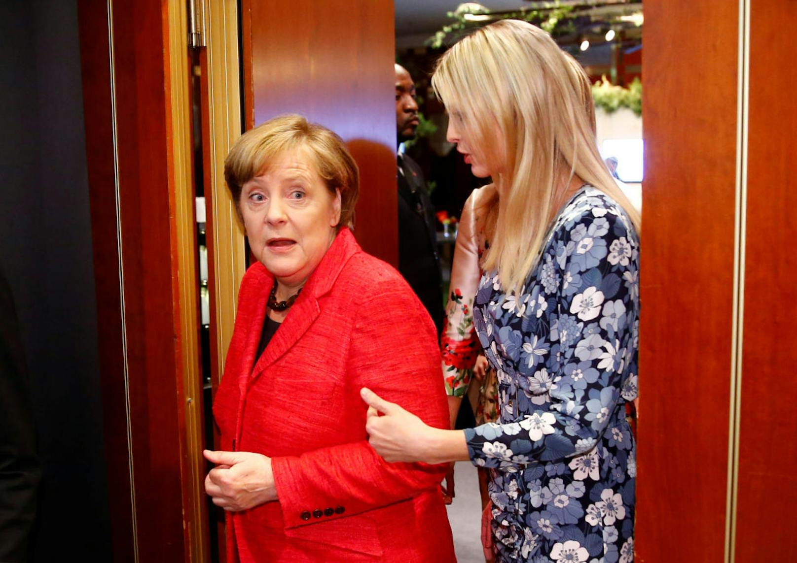 Ivanka Trump, Deutschlands Kanzlerin Angela Merkel