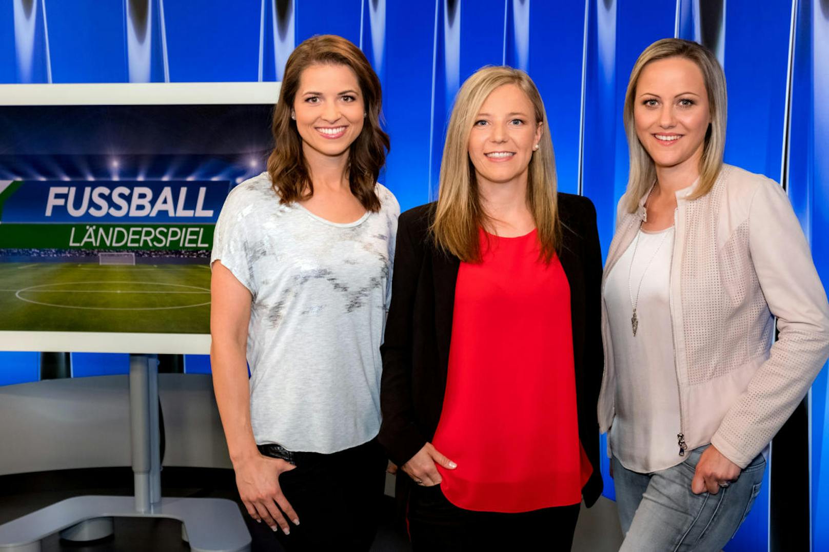 ORF-Frauenpower: Mit Kristina Inhof und Alina Zellhofer bildet Tieber während der EM ein Team.