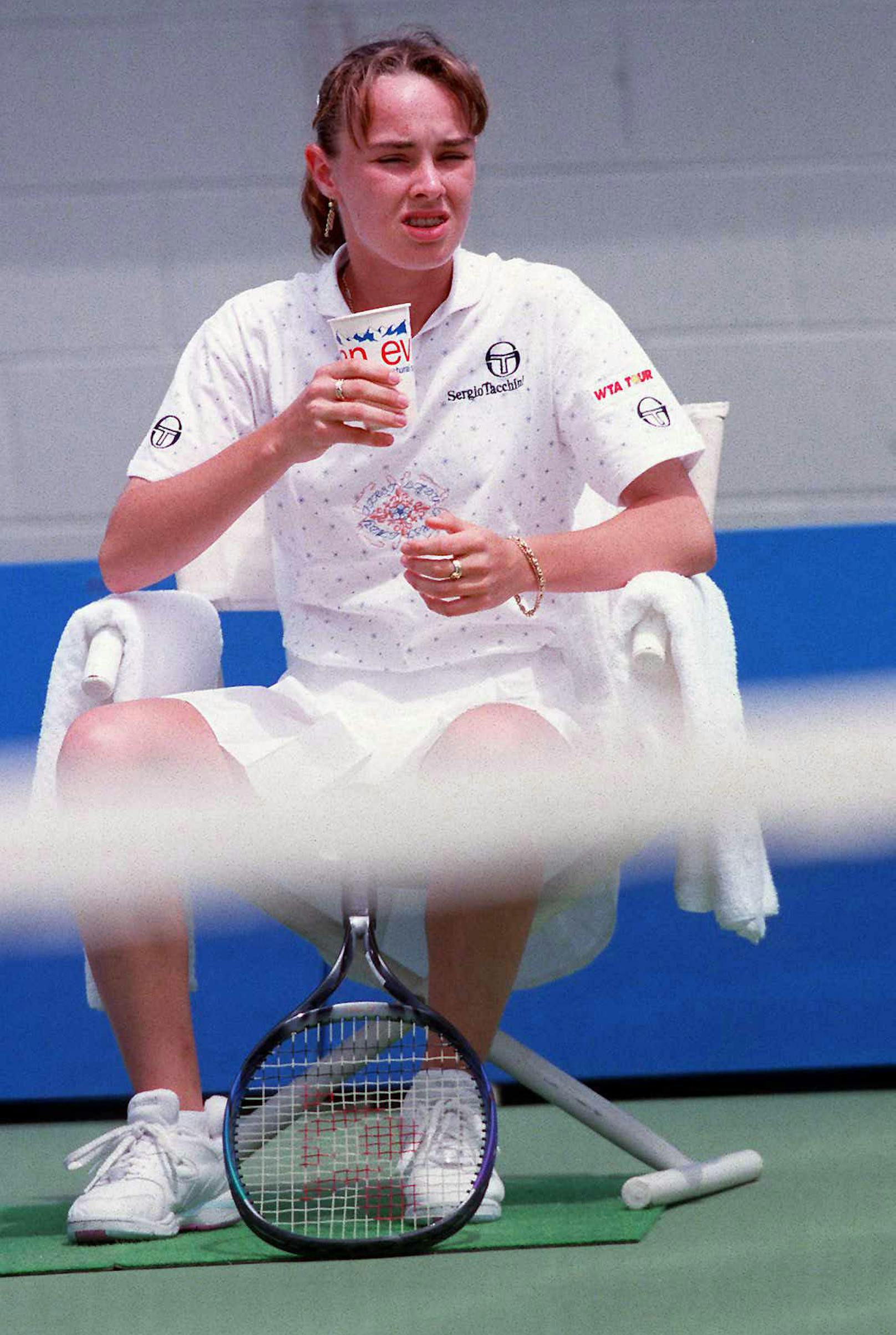 <b>Martina Hingis:</b> Die Tennis-Ikone aus der Schweiz wurde mit Kokain erwischt und meinte: "Jemand hat es mir in den Fruchtsaft getan."