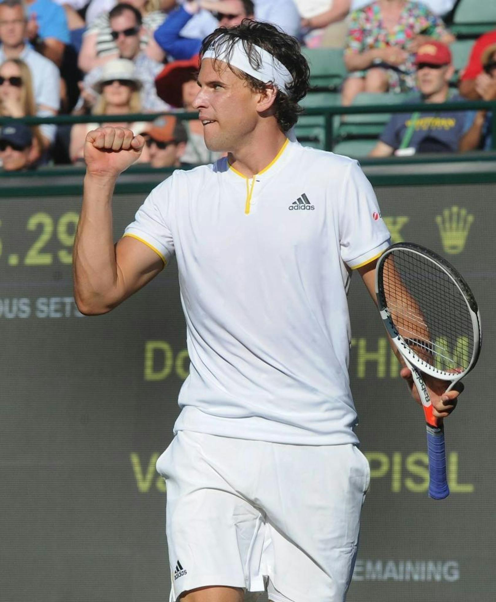 Dominic Thiem in Wimbledon 2017: Erste Runde gegen Vasek Pospisil