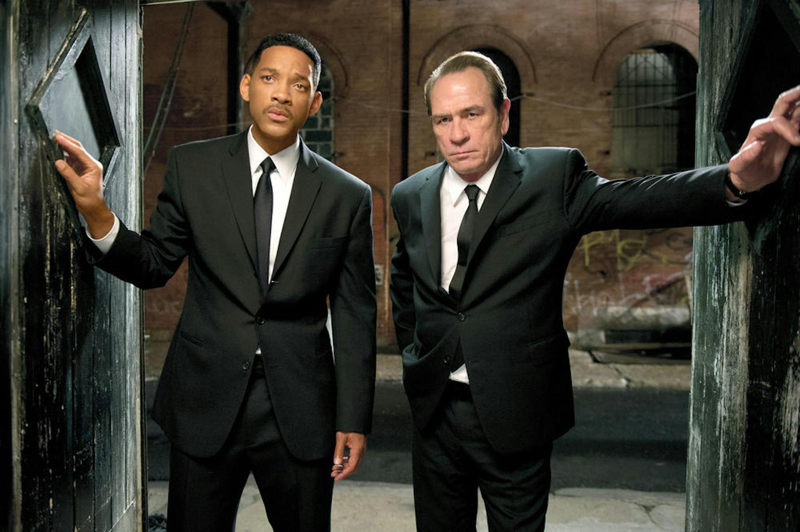 Will Smith (li.) und Tommy Lee Jones in "Men in Black 3"