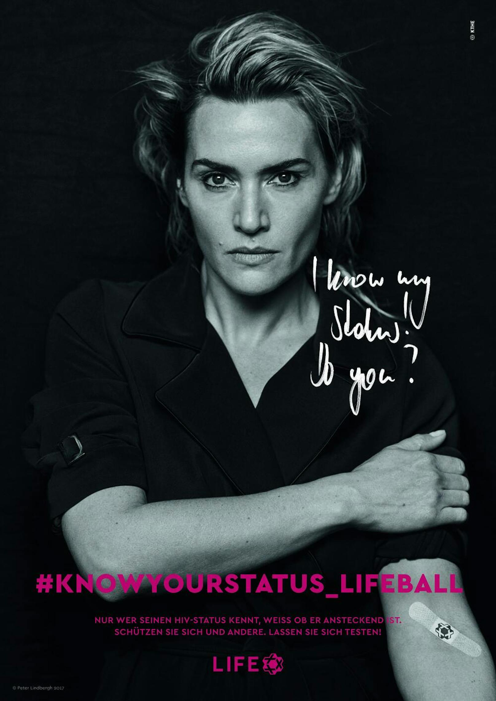 Die "Life+" Kampagne "Know Your Status" - mit Kate Winslet 