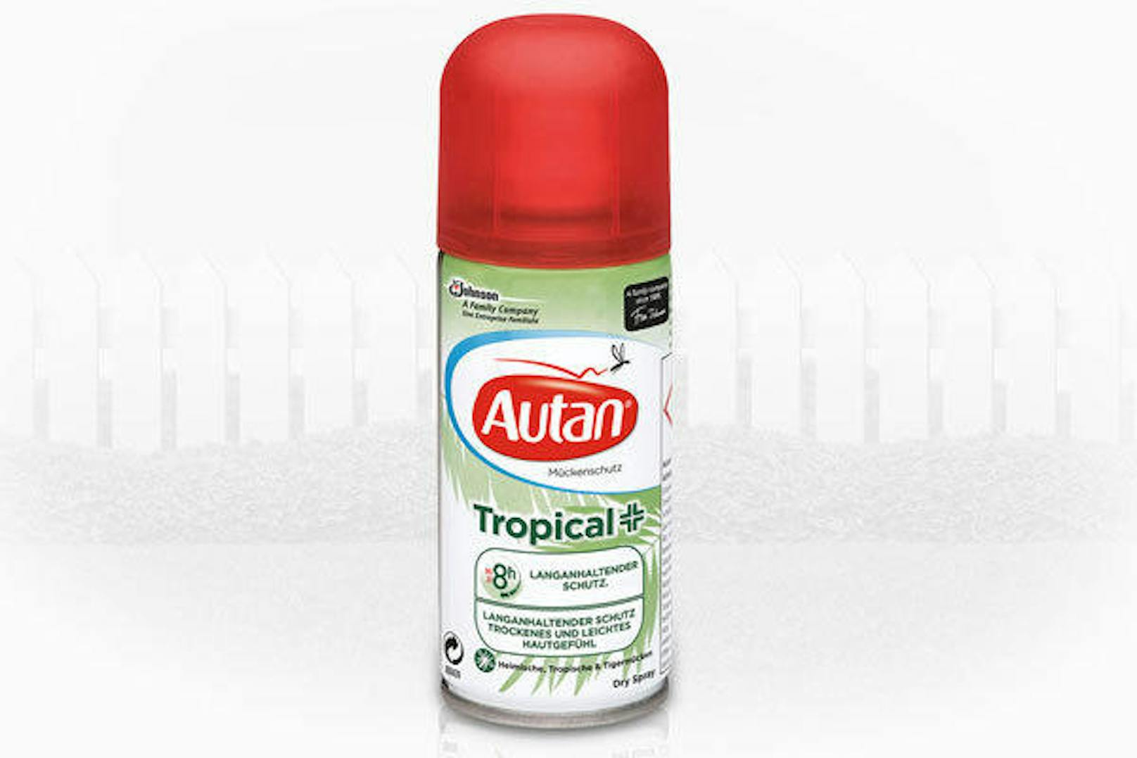 Autan Tropical Dry Spray, Wirkstoff: DEET