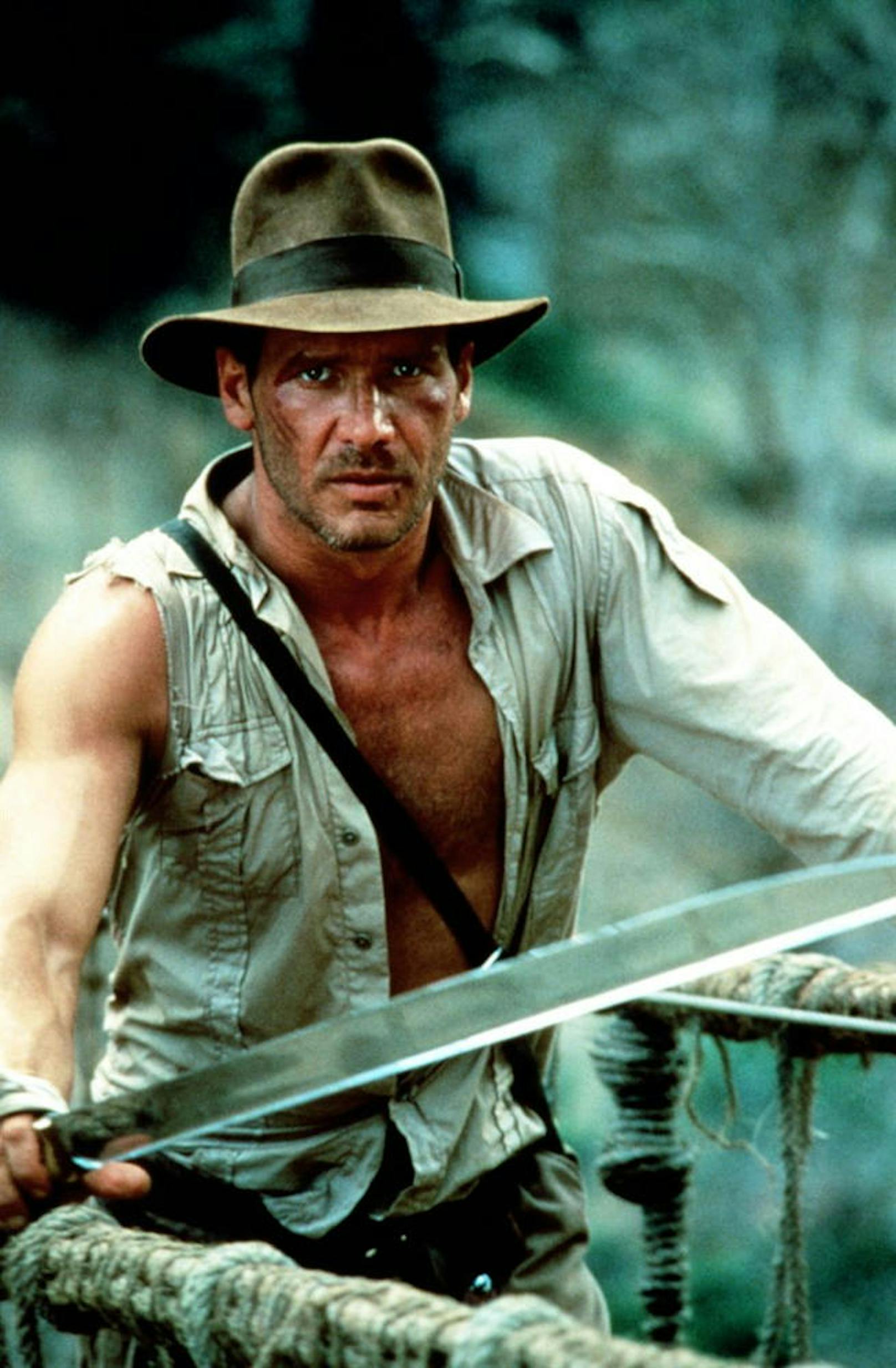 Harrison Ford in "Indiana Jones und der Tempel des Todes"