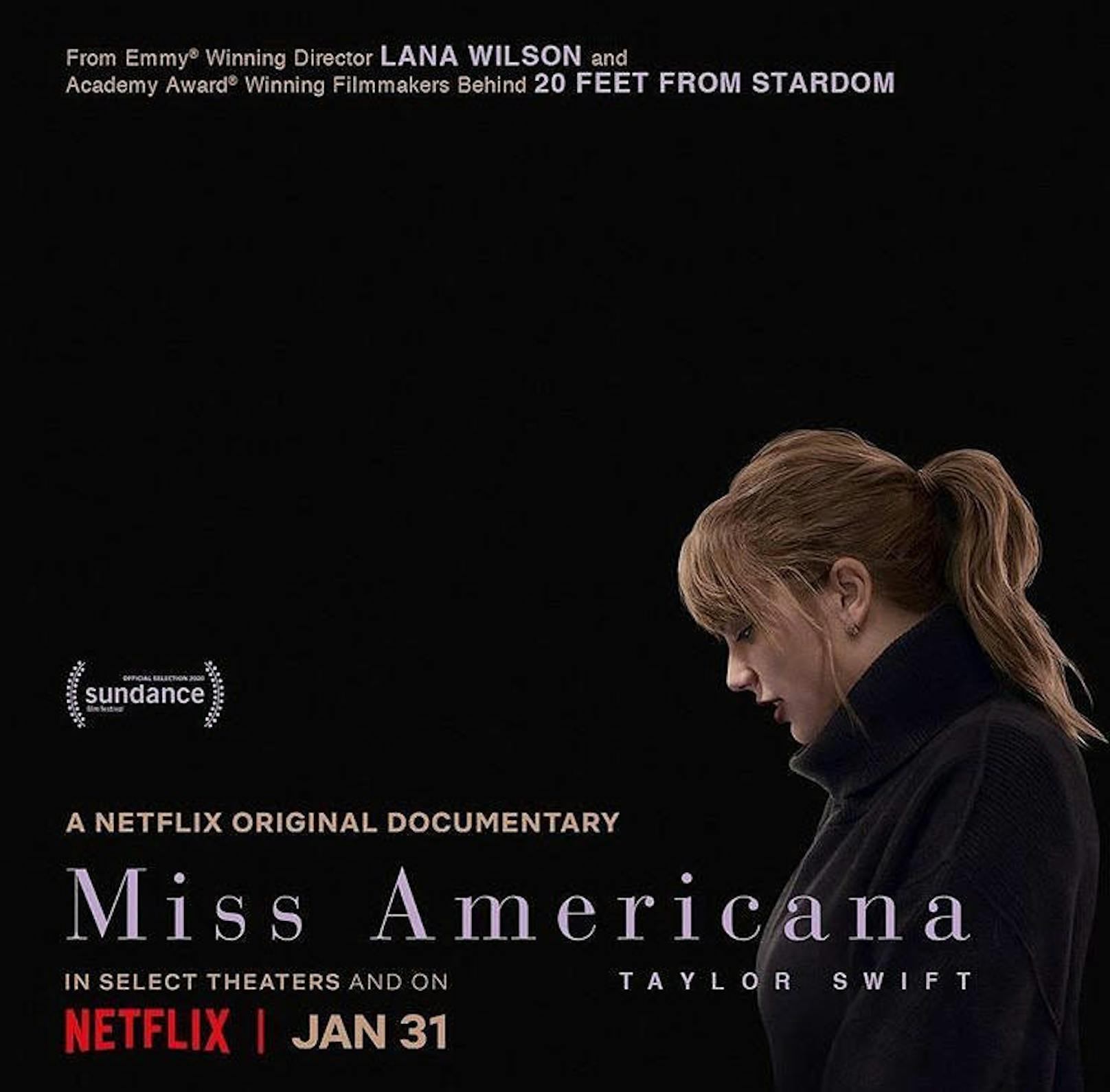 Am 31. Jänner 2020 veröffentlichte Netflix die Musik-Dokumentation "Miss Americana" über den Superstar Taylor Swift.