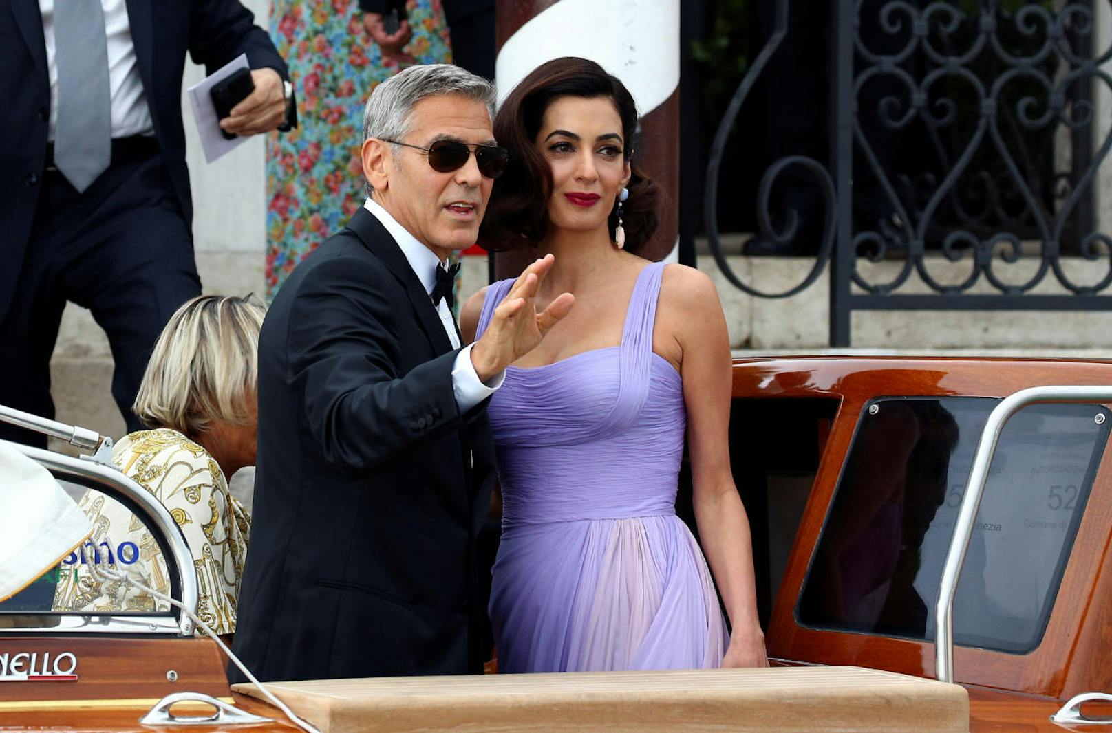George Clooney und seine Frau Amal