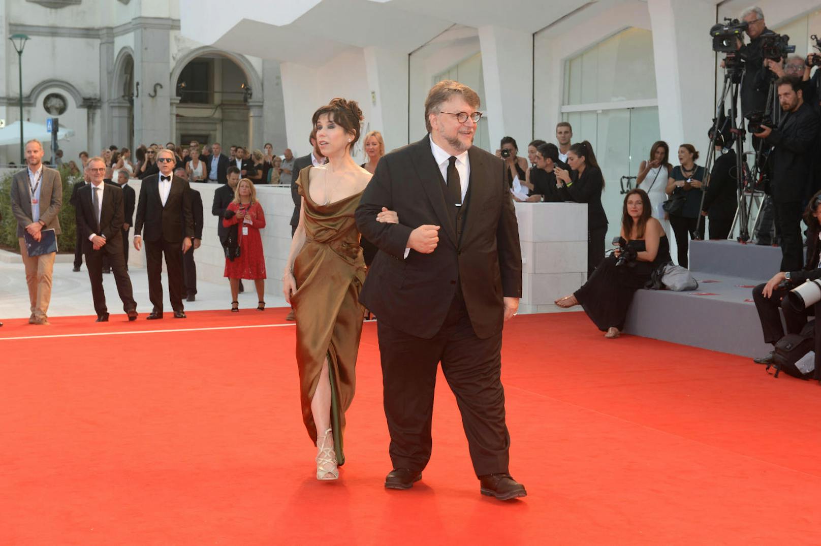 Sally Hawkins und Guillermo del Toro bei den Filmfestspielen von Venedig 2017