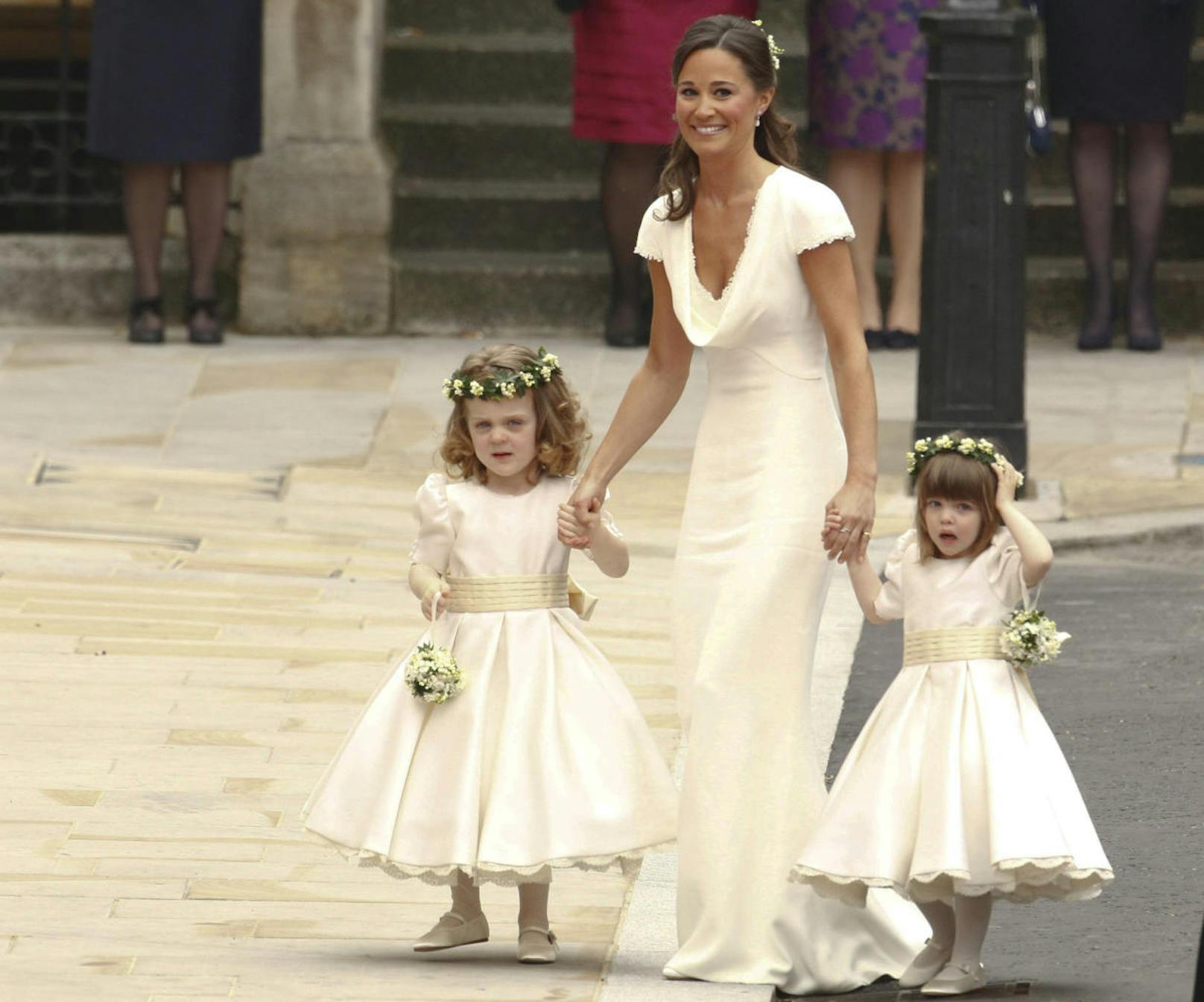 Pippa Middleton auf der Hochzeit ihrer Schwester, Herzogin Kate. Der Auftritt machte sie berühmt.