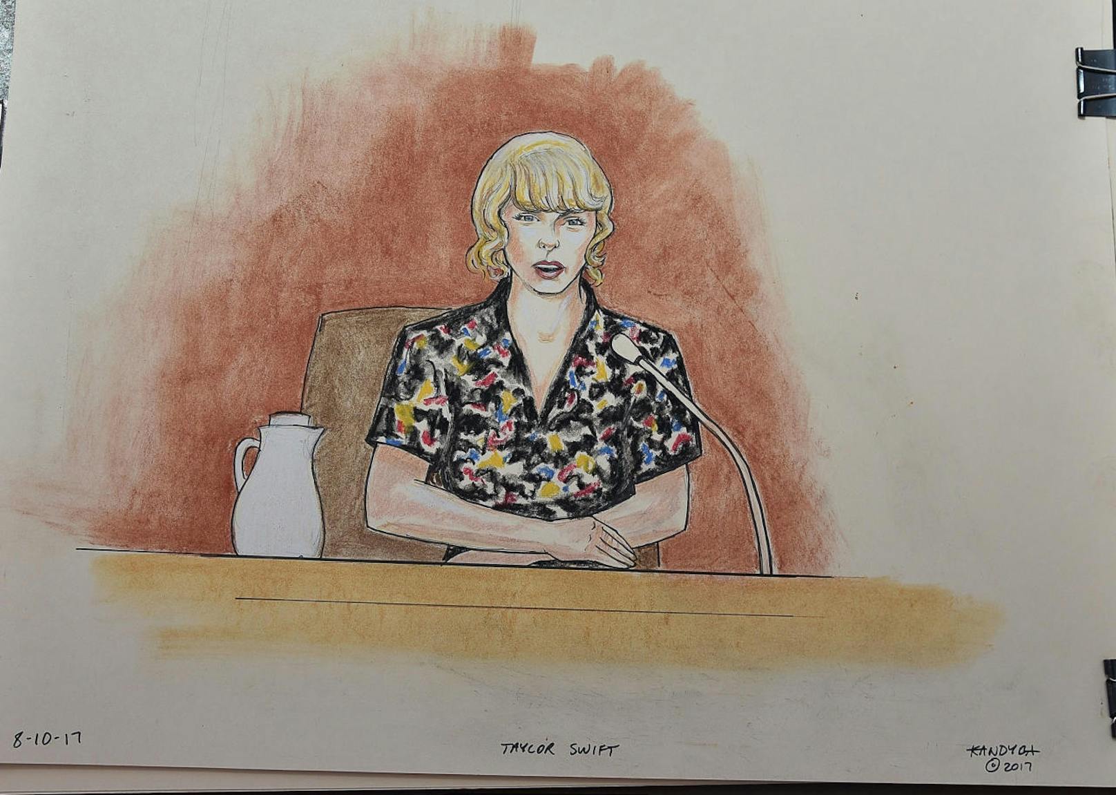 Taylor Swift im Gericht in Denver