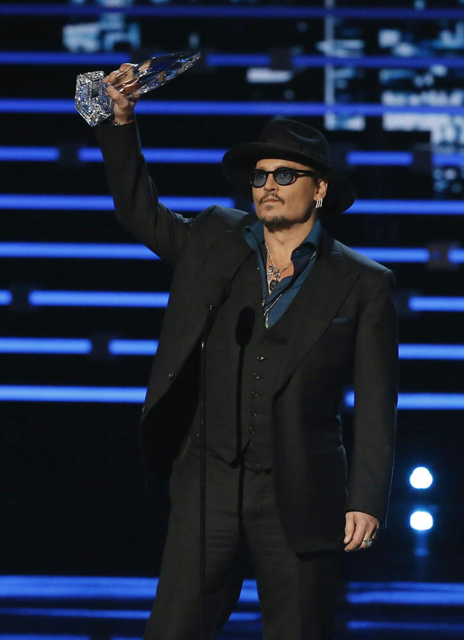 Johnny Depp bei den "People's Choice Awards" 2016