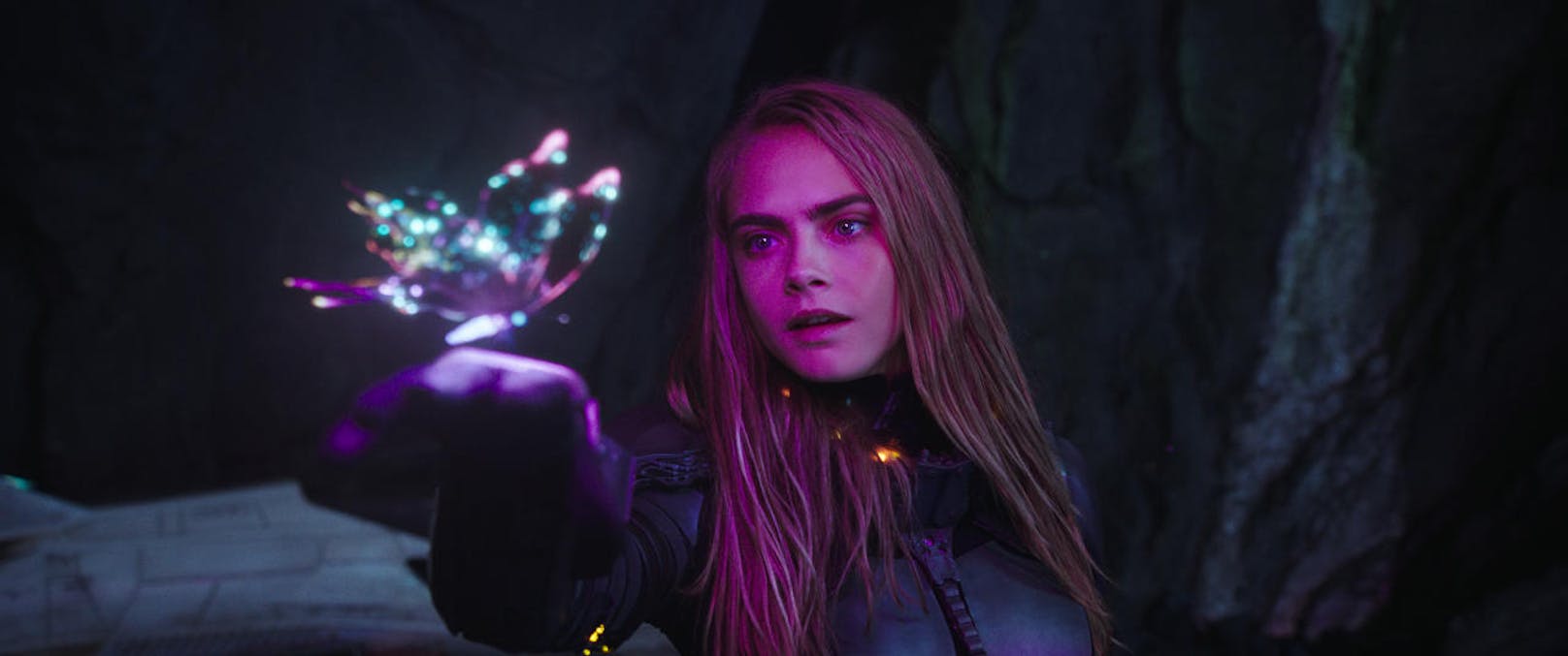 Cara Delevingne stars in VALERIAN AND THE CITY OF A THOUSAND PLANETS 
Photo courtesy of STX Entertainment Motion Picture Artwork Â© 2017 STX Financing, LLC. All Rights Reserved.