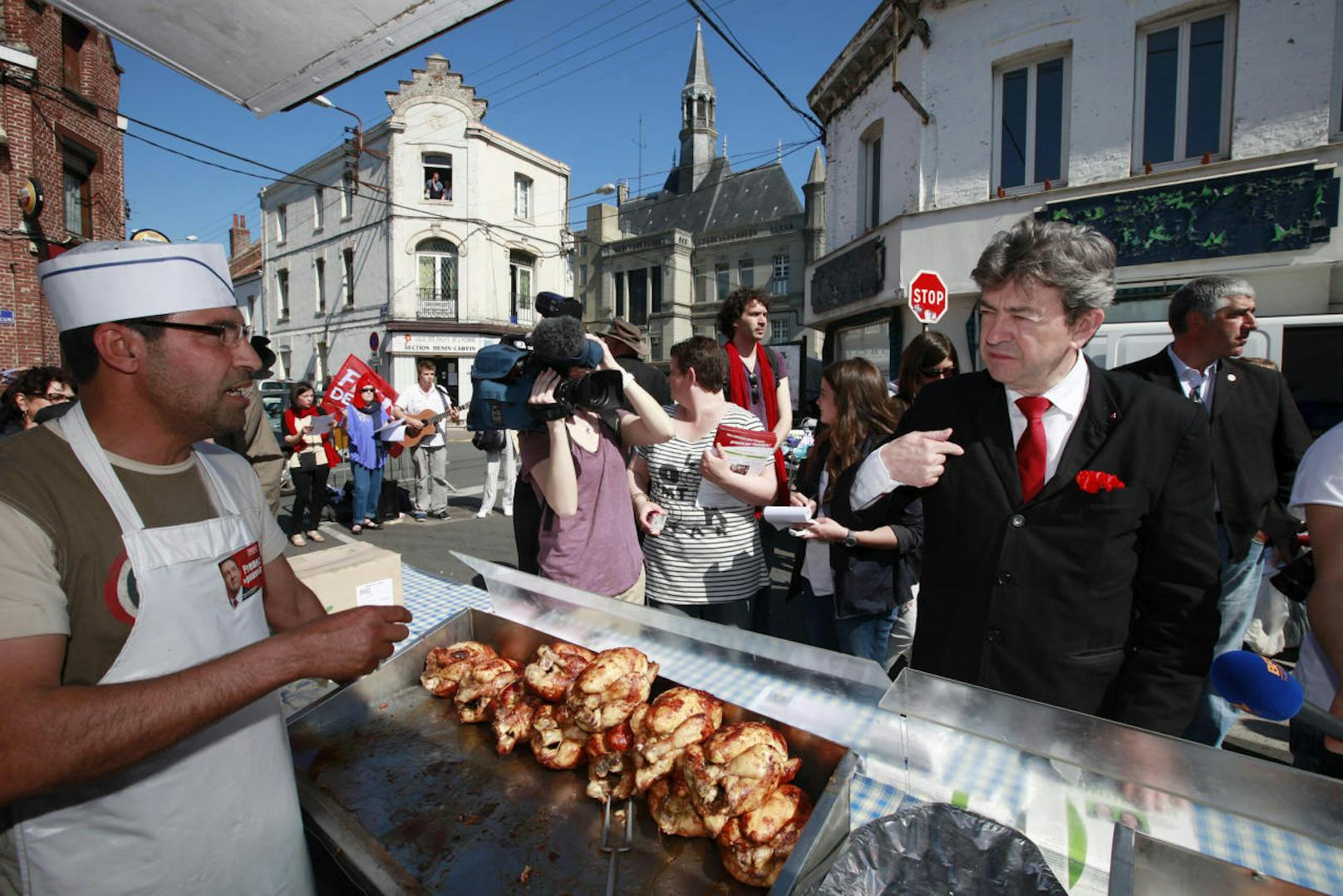 25. Mai 2012: Jean-Luc Melenchon in Henin Beaumont