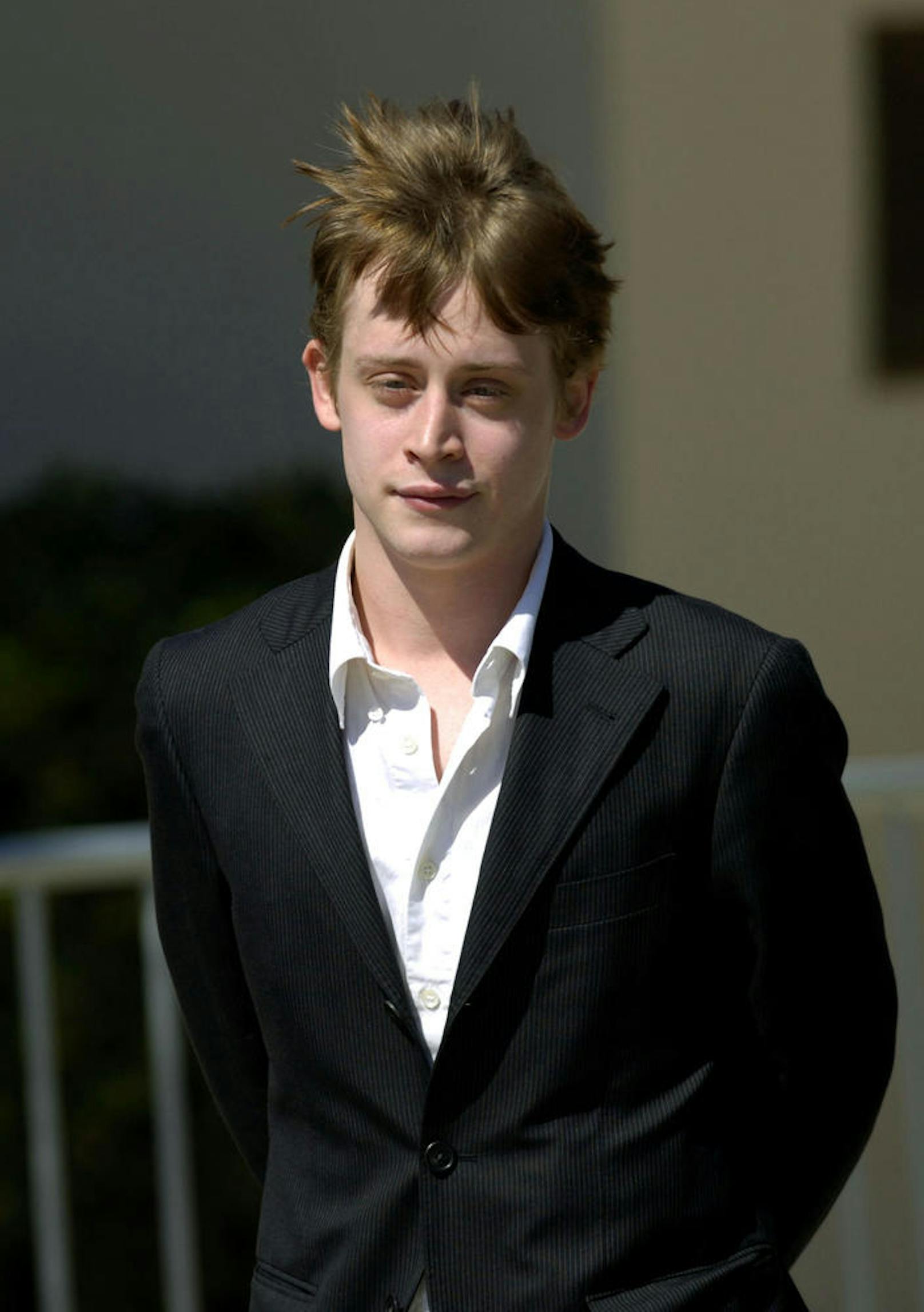 Macaulay Culkin vor dem Gericht in Santa Maria, 2005.