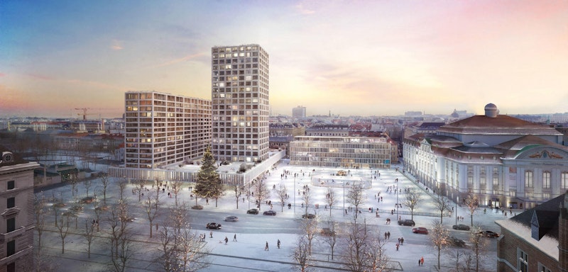 Visualisierung des Projekts Heumarkt neu